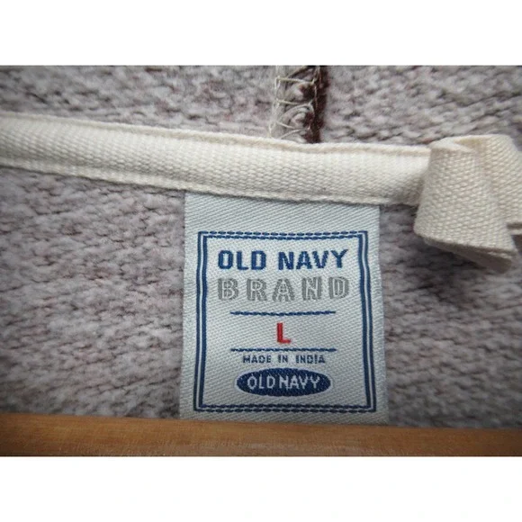 Vintage 90s Y2K Embroidered Oregon Trails Hoodie Sweatshirt Men L Brown Heavy - Picture 3 of 8